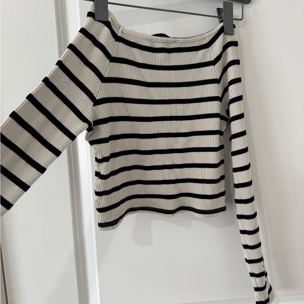 Striped Long Sleeve Top